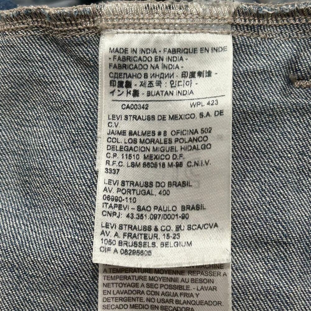 Levi's Women's Fitted Denim Trucker JacketJean Jacket Women's Med Indie Boho - Picture 8 of 9